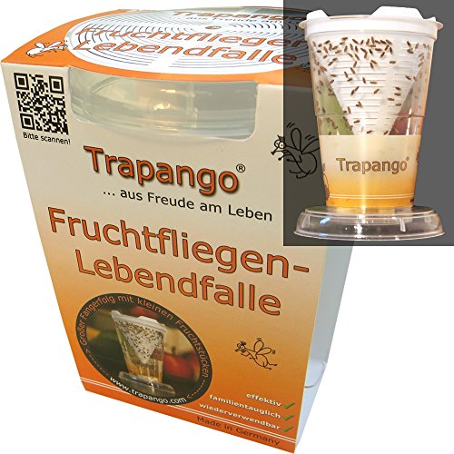 Trapango Fruchtfliegenfalle, Lebendfalle